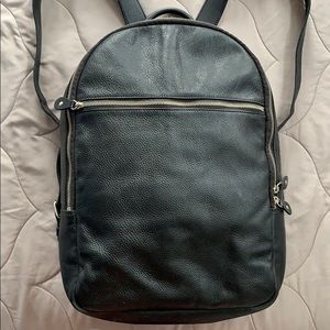 Roots Leather Backpack